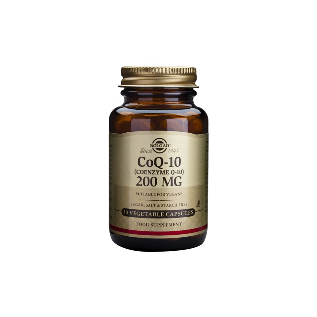 CoQ-10 (Coenzym Q-10) 200 mg 30 pflanzliche Kapseln Solgar